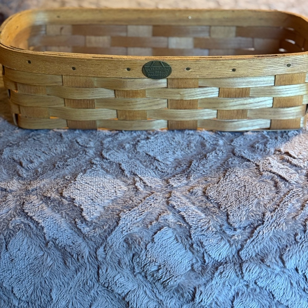 Handcrafted Tan Basket